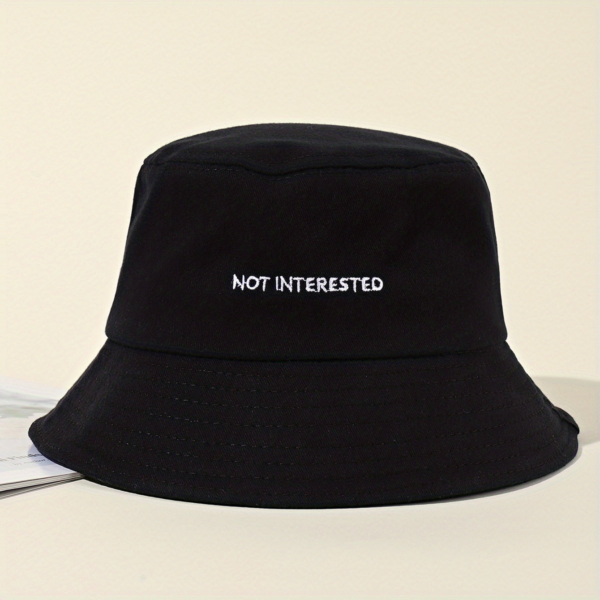 Embroidered Beach Bucket Hat