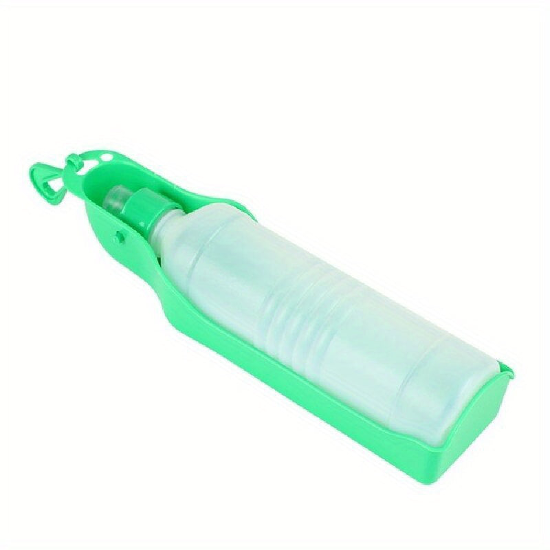 250ml/500ml Foldable Water Bottle For Dogs, Portable Plastic Water Dispenser Outdoor Dog Water Feeder