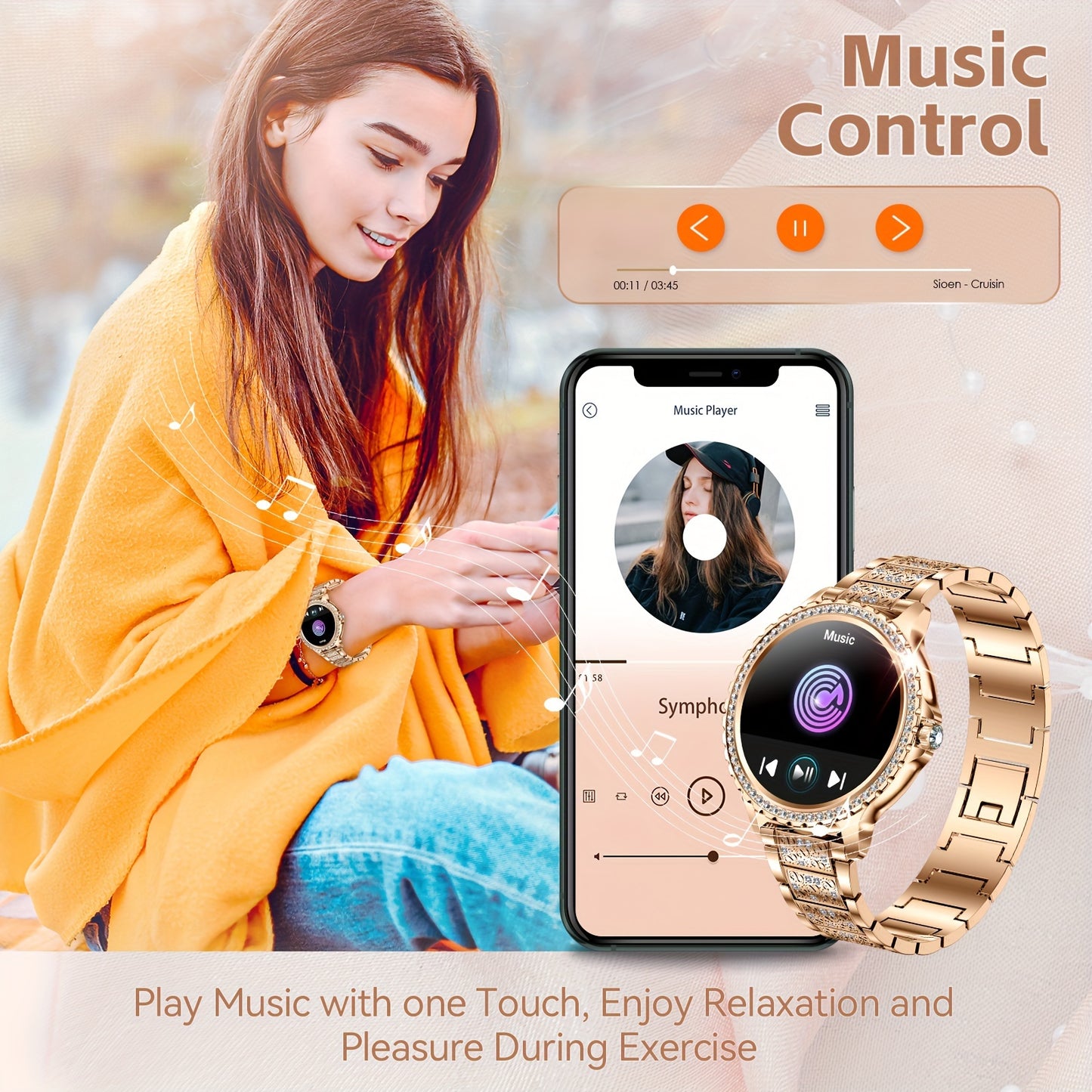 JELLOO Smart Watch for Women