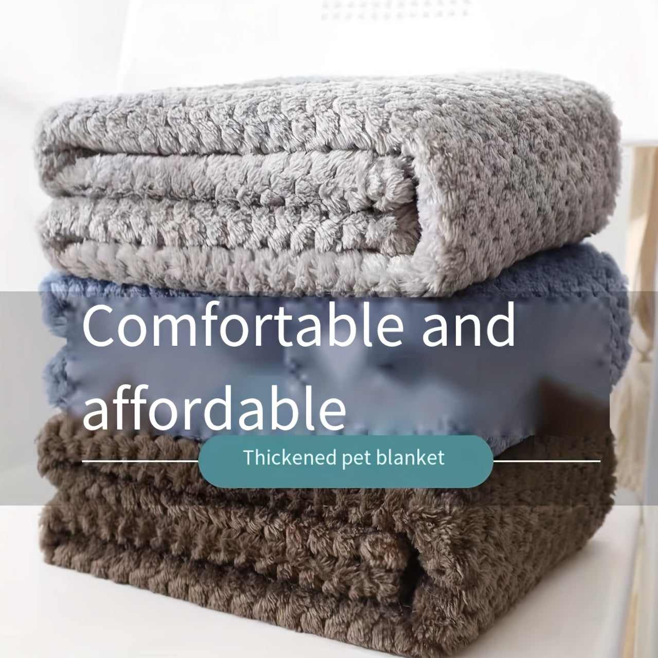 Cozy Ultra-Soft Pet Blanket - Premium Sleeping Pad for Kittens & Puppies - Small, Machine-Washable, Snug Bed for Cats & Dogs