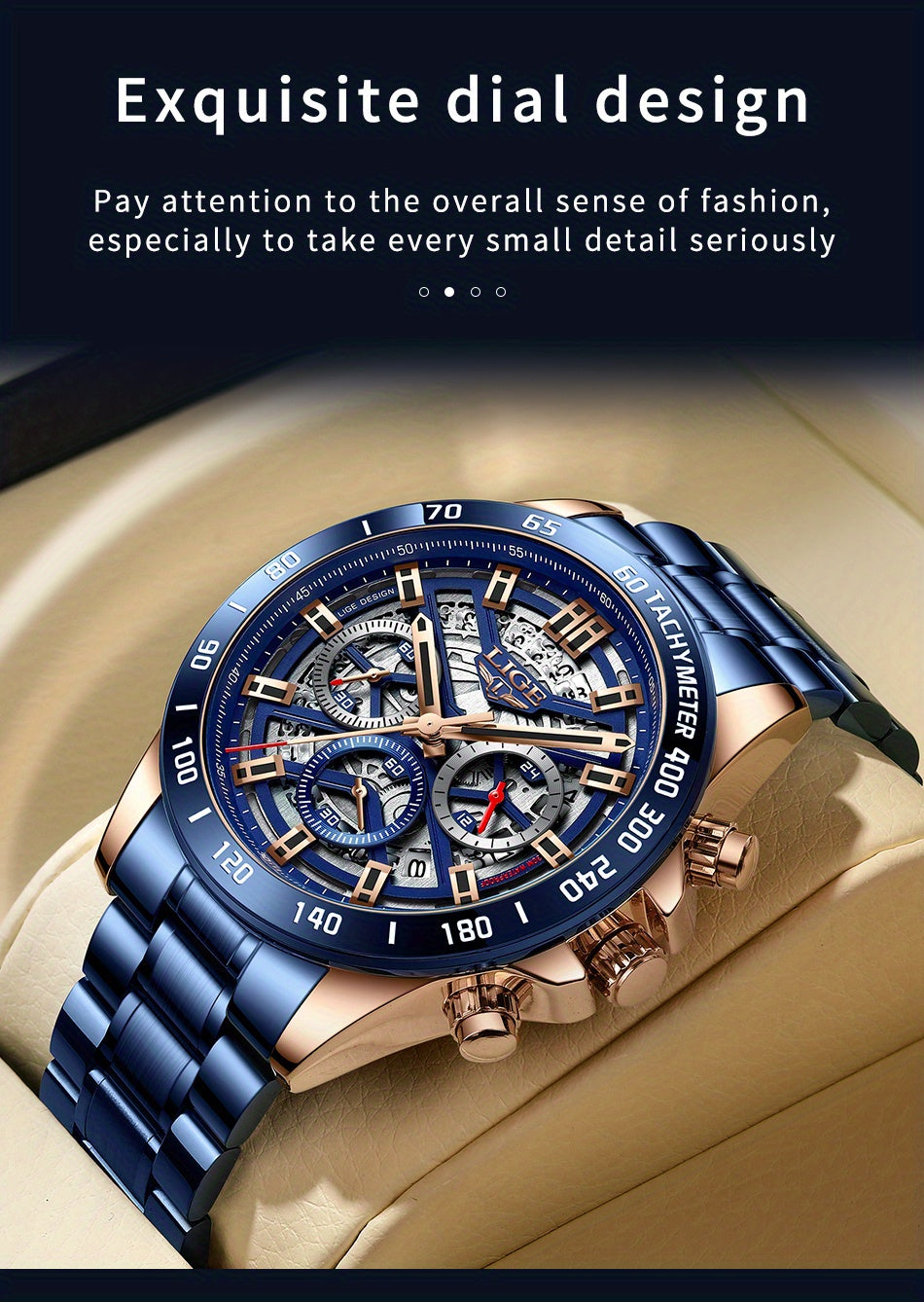 LIGE Watch For Men