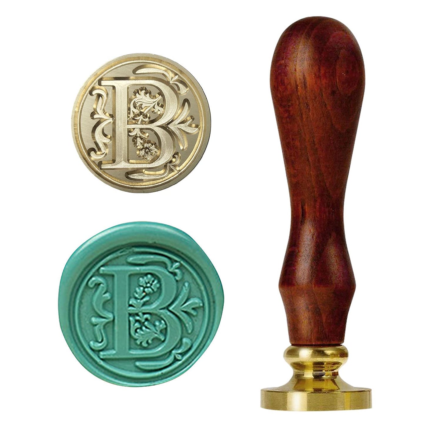 1pc Letter A-M Wax Seal Stamp Vintage Retro