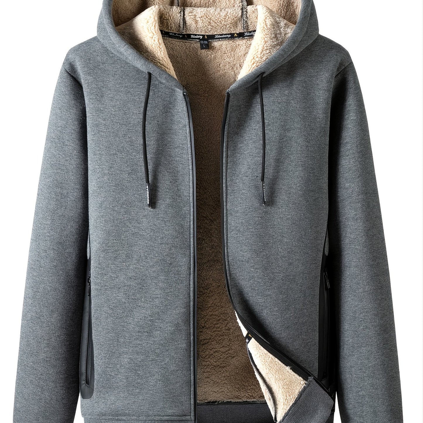 Men's Fleece Hooded Jacket