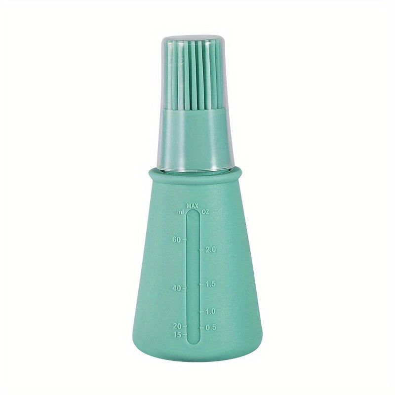 1pc Multi-Use Silicone Oil Brush and Dispenser - Easy-to-Clean, Leakproof, for Grilling, Baking & BBQ