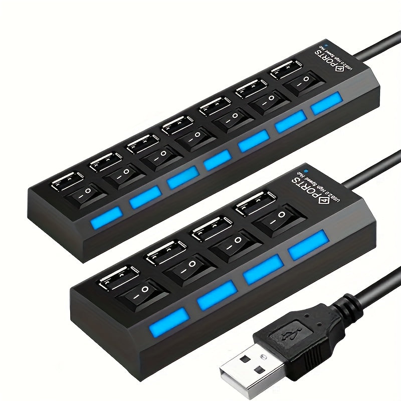 1pc 4-port/7-port USB Connector