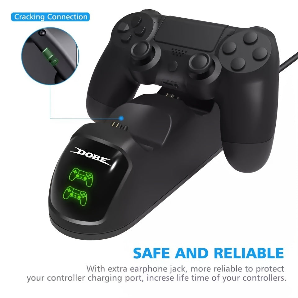 Controller Charger For PS4, Charging Dock Dual Controller Charger Game Accessories For PS4 Controller