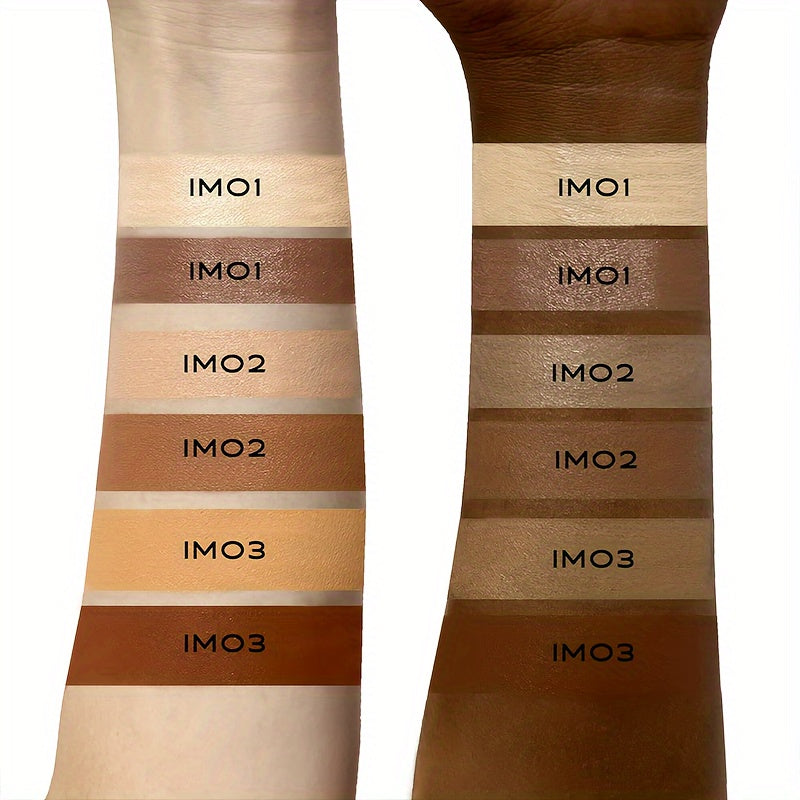 IMAN OF MAGIC Dual-Ended Concealer & Contour Stick - Waterproof, Natural Finish for All Skin Tones | Highlights & Conceals Blemishes, Dark Circles, Shadows Nose & Cheeks | Versatile Makeup Stick with Pink & Brown Shades