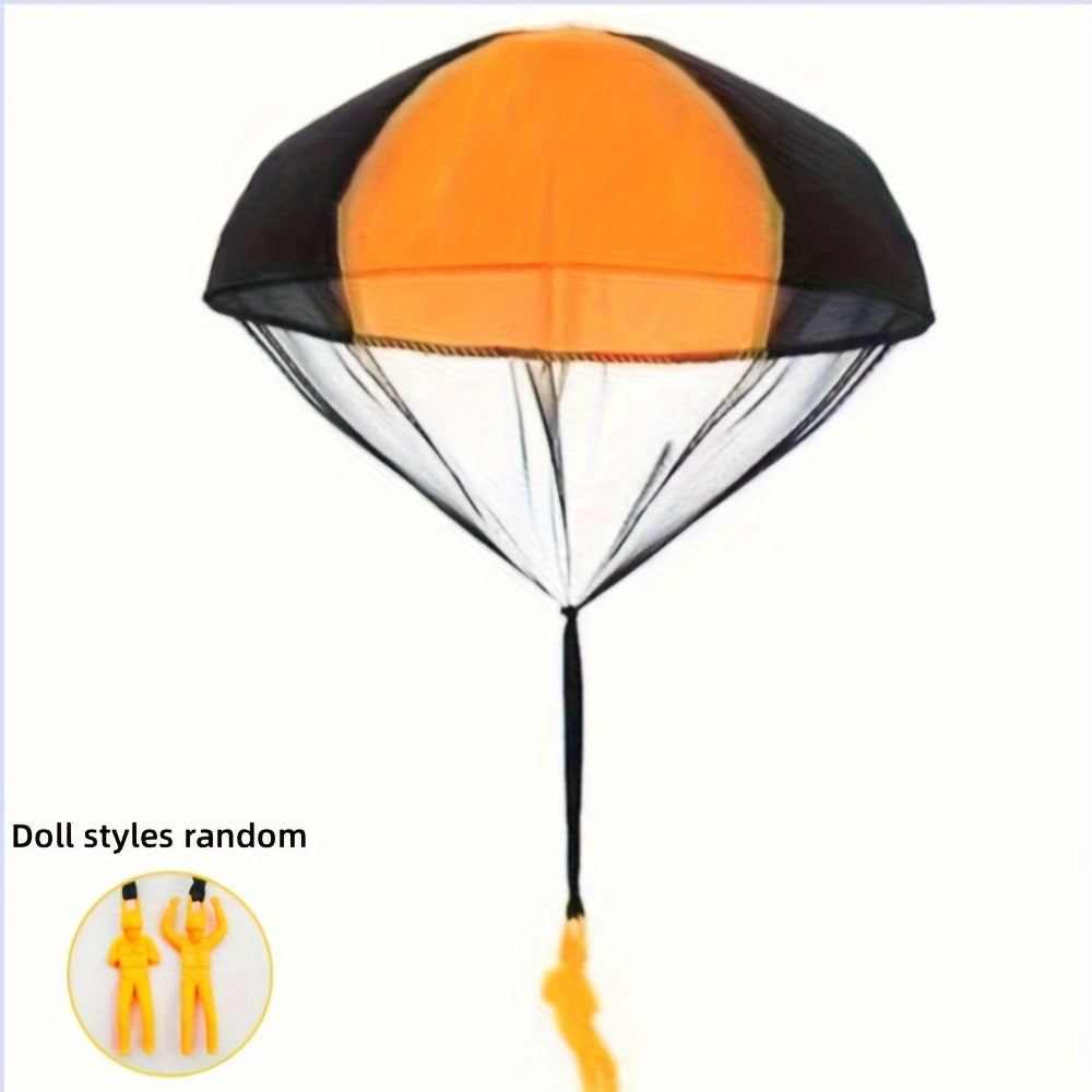 1Pc Set Tangle Parachute Figures Hand Throw Soliders Square Outdoor Flying Toys Throw This Toy Into The Air And It Will Fly easter gift Christmas Halloween Gift