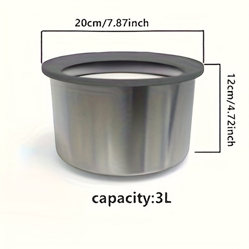 Stainless Steel Dog Water Bowl with Floating Disk Design, Anti-Spill Non-Wet Mouth Pet Drinking Bowl, Slow Feeder Water Dispenser for Dogs, Portable for Vehicle/Outdoor/Indoor Use
