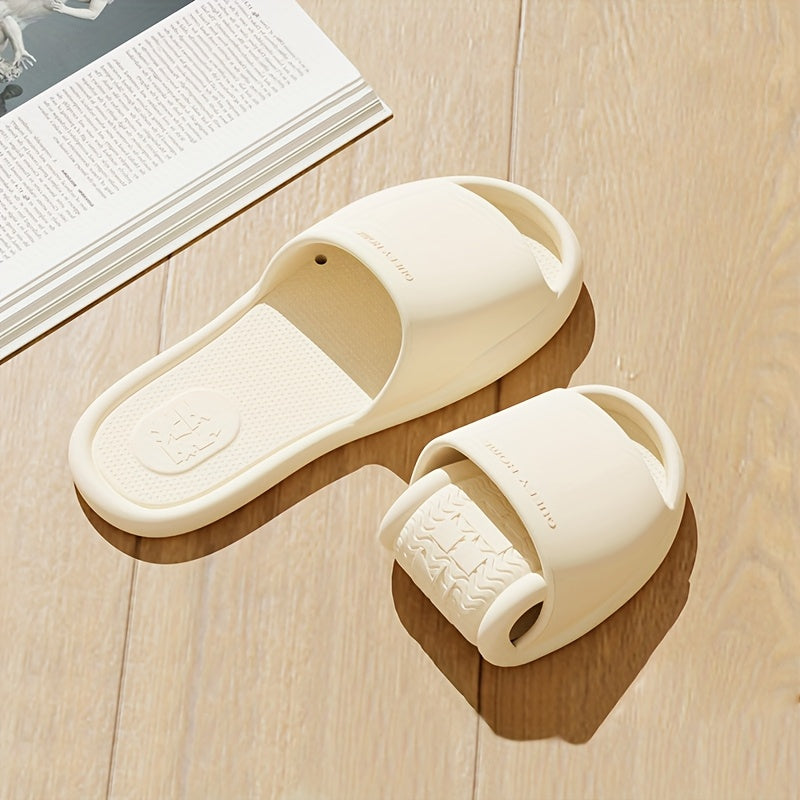 Unisex Breathable, Non-Slip, Foldable EVA Slippers with a Minimalist Round Toe Design, Suitable for Indoor Home Use for Both Men And Women, Ideal for All Seasons, Travel, And Everyday Wear.