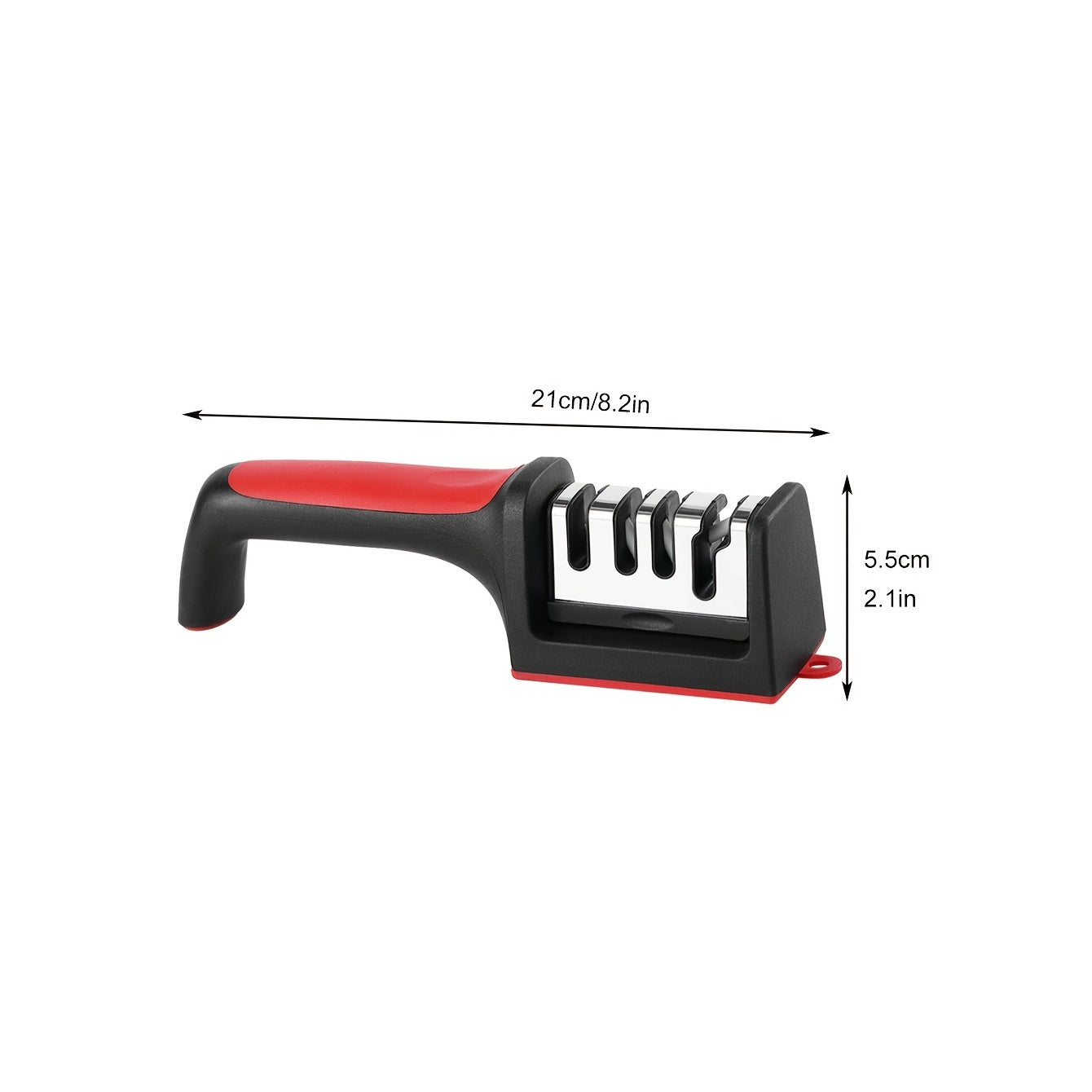 Sharp and Easy: 1pc Multifunctional Four-Stage Kitchen Knife Sharpener - Stainless Steel Kitchen Gadget