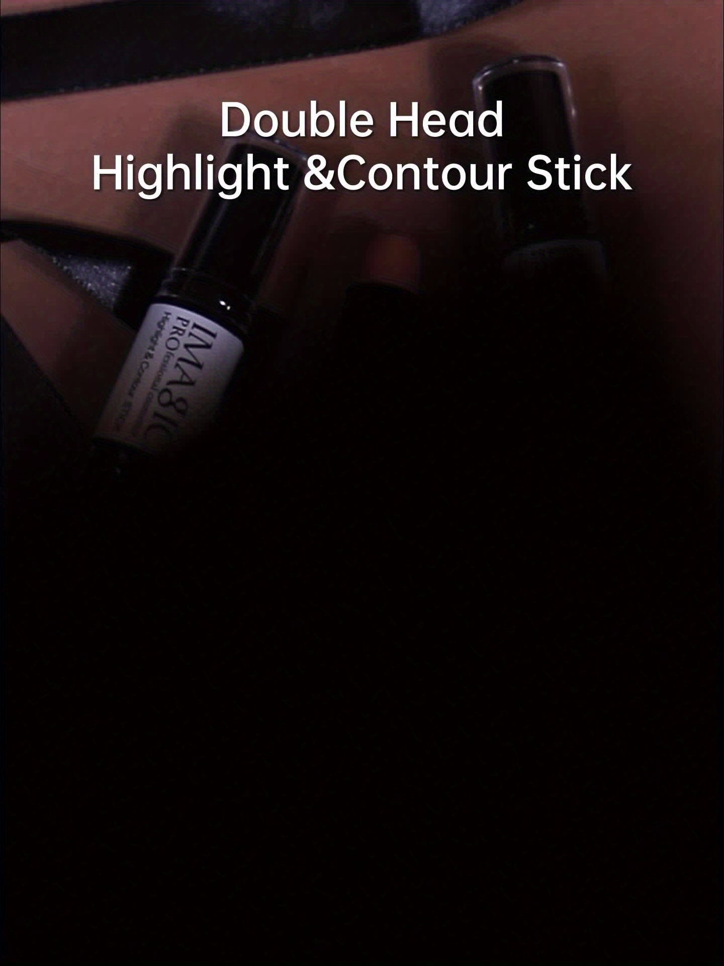 IMAN OF MAGIC Dual-Ended Concealer & Contour Stick - Waterproof, Natural Finish for All Skin Tones | Highlights & Conceals Blemishes, Dark Circles, Shadows Nose & Cheeks | Versatile Makeup Stick with Pink & Brown Shades