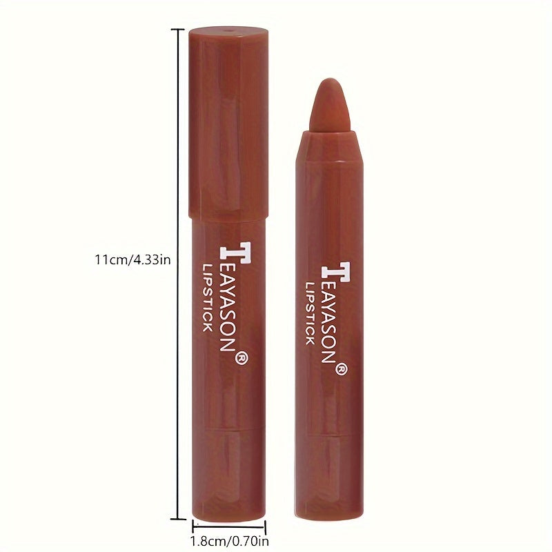 1PC Sexy Matte Lipstick Waterproof Long Lasting Color Rendering Non-stick Velvet Lips Liner Pencil Woman Makeup Cosmetics Valentine's Day Gifts