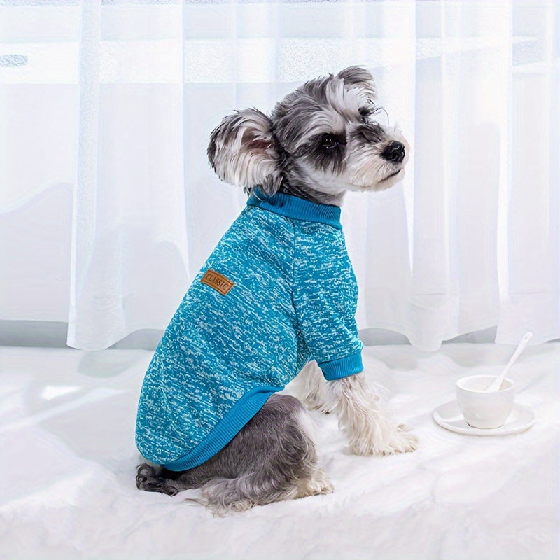 Soft Dog Sweater, Spring Dog Warm Clothing Puppy Sweatshirt For Cold Weather Small Dogs Clothes