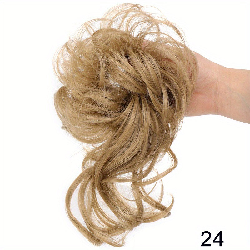 Easy-Attach Curly Bun Scrunchie