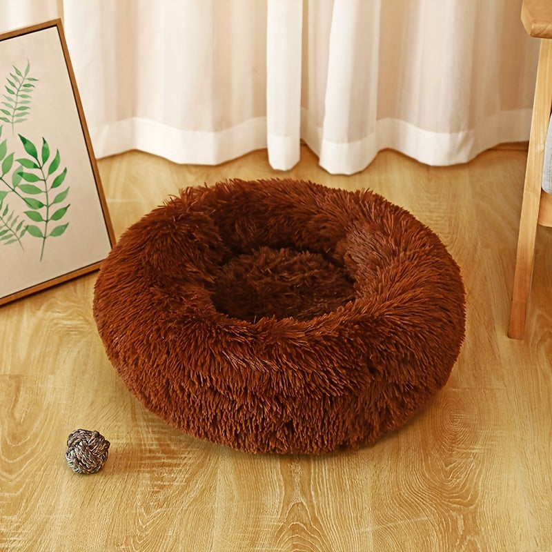 Pet Cat Nest, Solid Color Plush Cat Nest, Cat Mat, Suitable For Dogs And Cats Indoor Use
