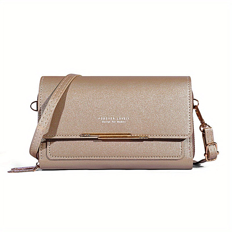 Women's Small Messenger Shoulder Bag Mobile Phone Bag Card Holder Wallet Handbag