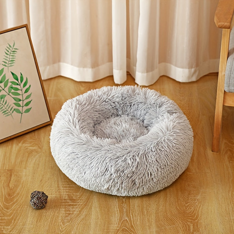 Pet Cat Nest, Solid Color Plush Cat Nest, Cat Mat, Suitable For Dogs And Cats Indoor Use