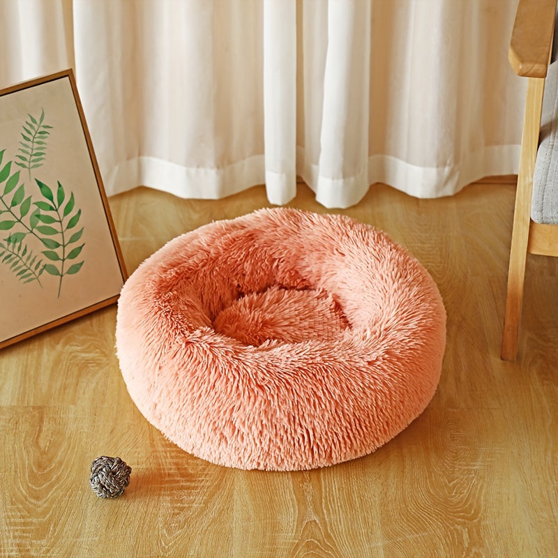 Pet Cat Nest, Solid Color Plush Cat Nest, Cat Mat, Suitable For Dogs And Cats Indoor Use