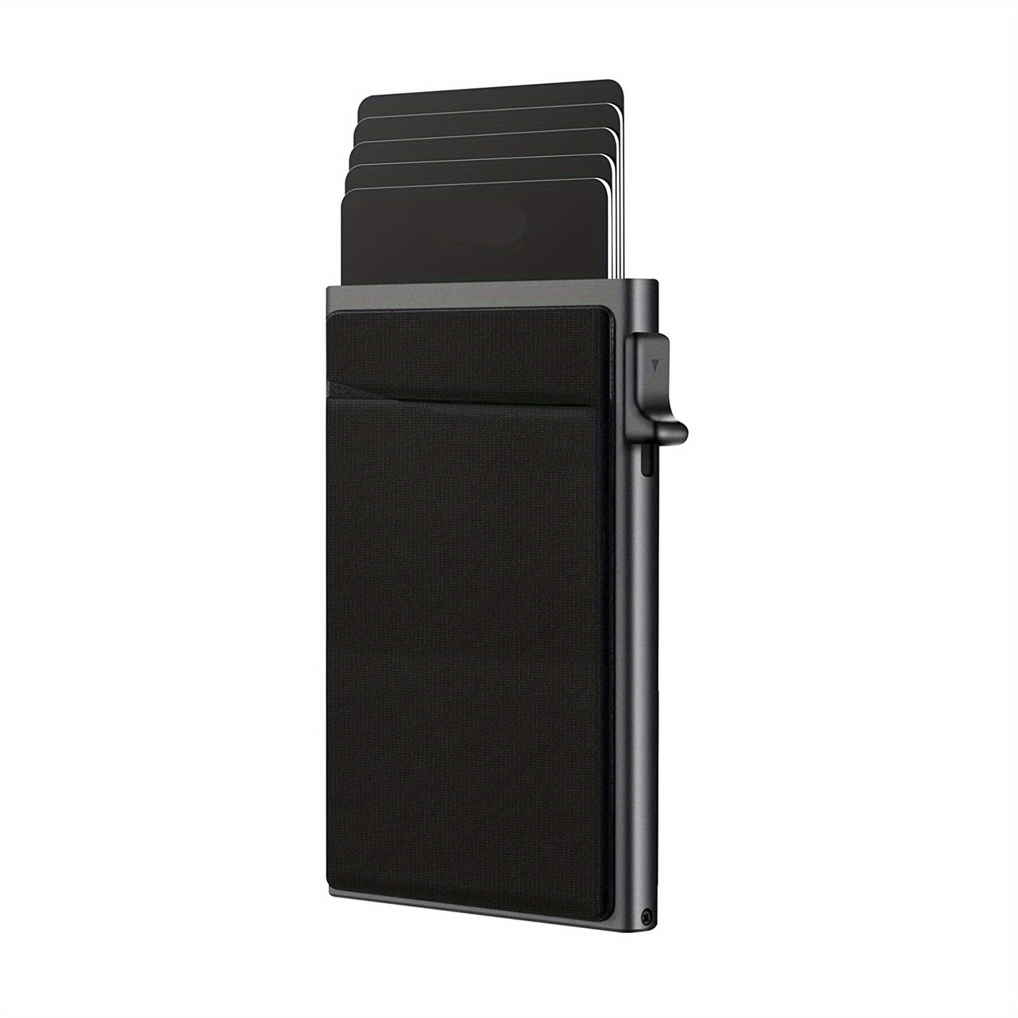 RFID-Secure Aluminum Credit Card Holder - Pop-Up Access, Slim & Lightweight - Perfect Gift for Men