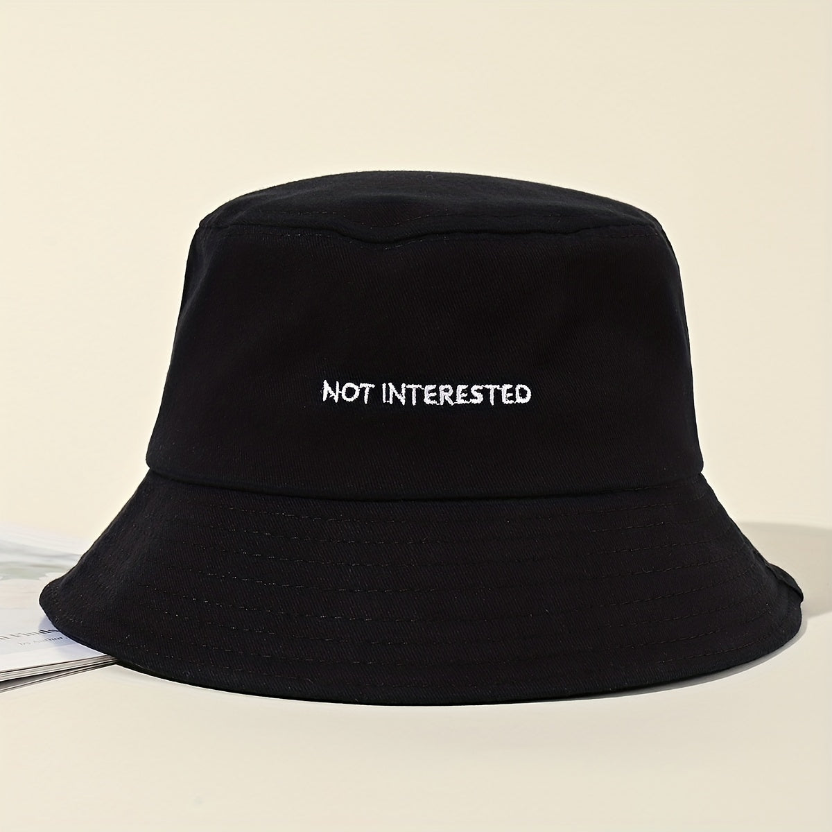 Embroidered Beach Bucket Hat