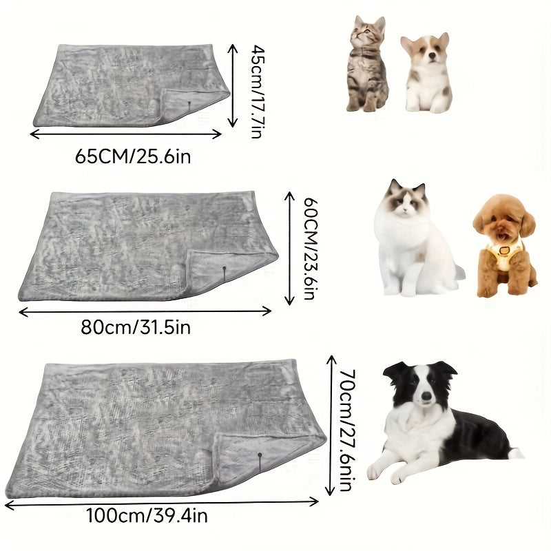 Cozy Ultra-Soft Pet Blanket - Premium Sleeping Pad for Kittens & Puppies - Small, Machine-Washable, Snug Bed for Cats & Dogs