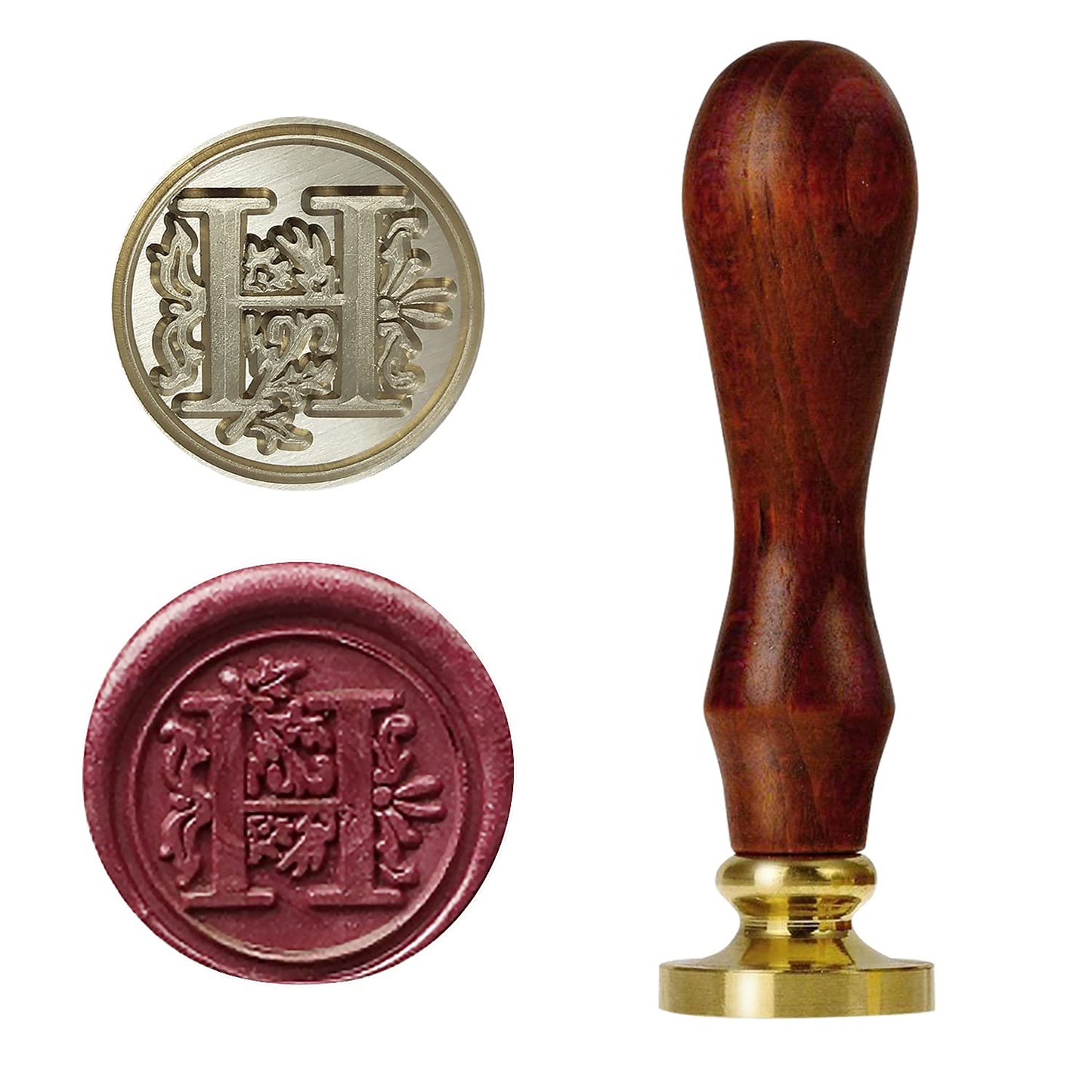 1pc Letter A-M Wax Seal Stamp Vintage Retro