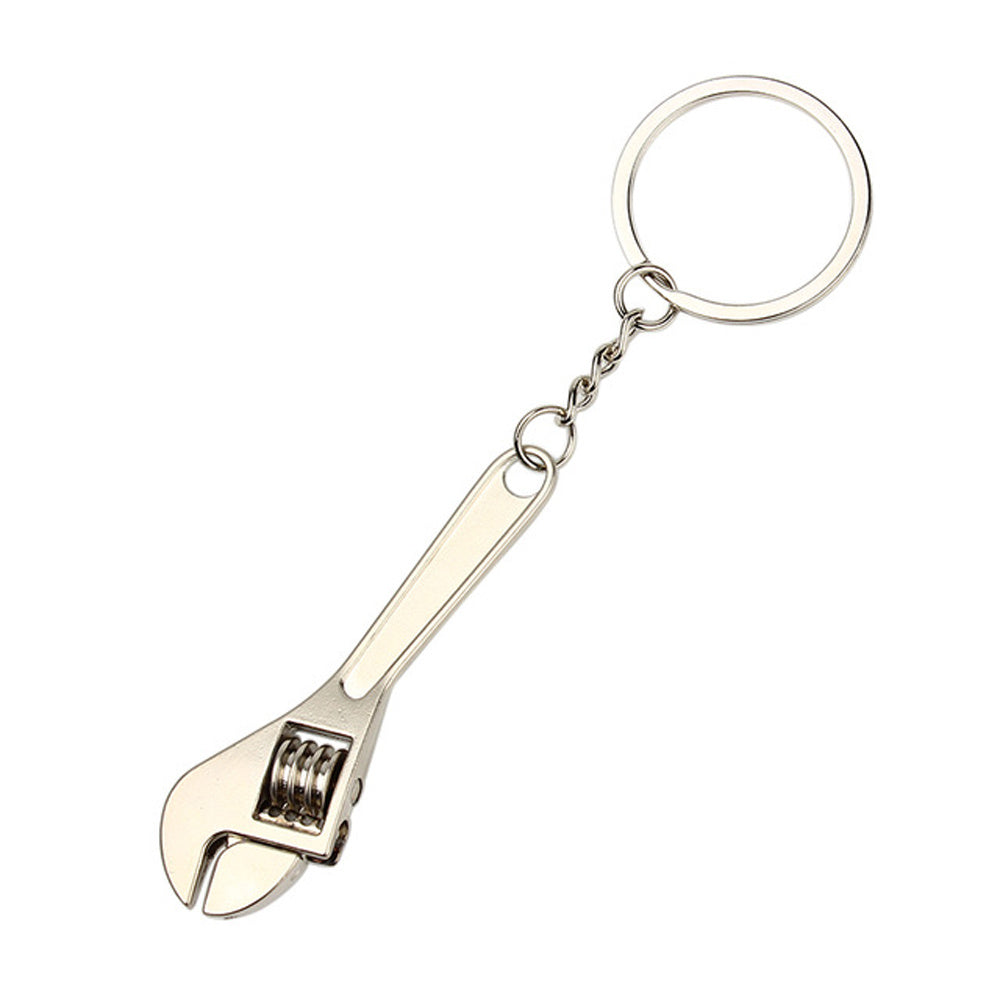 1pc 11.5cm/4.6inch Mini Wrench Tool Keychain Wrench Key Ring Pendant Keychain Creative Mini Activity Wrench Keychain Wrench Keychain