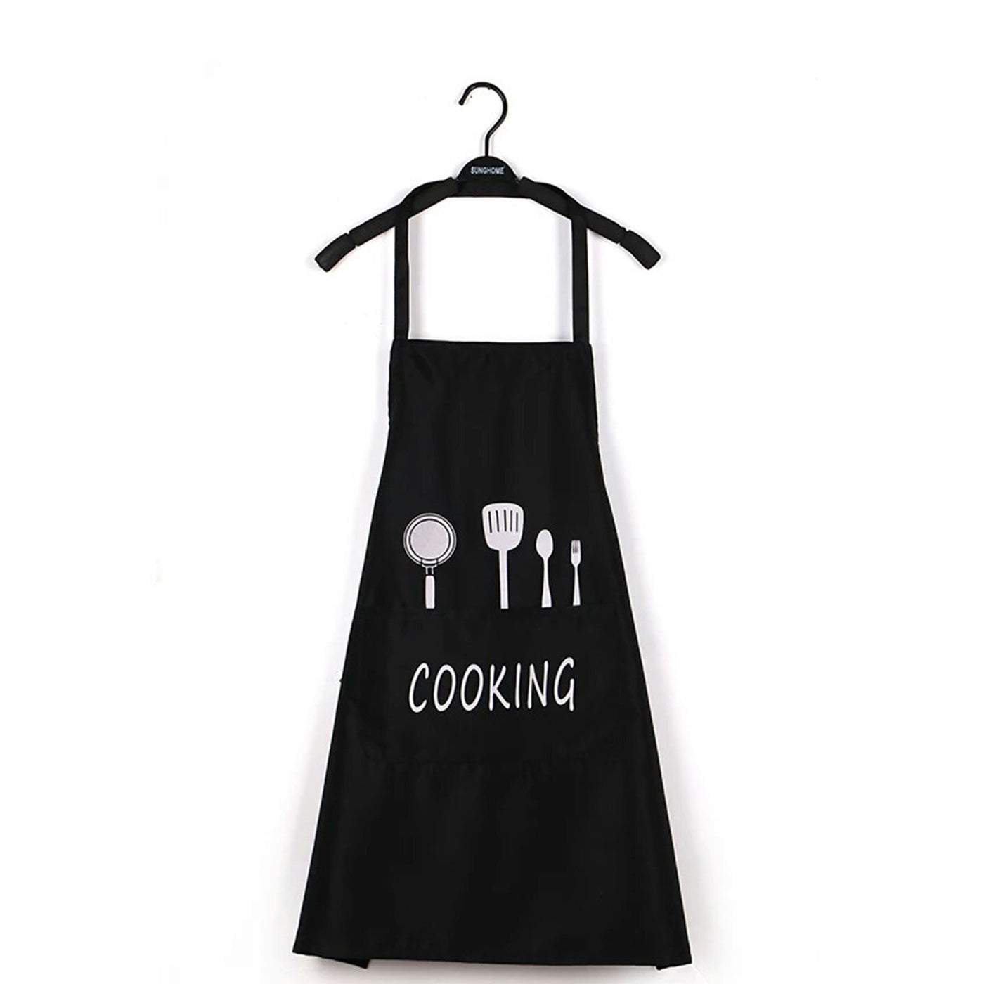 1pc Waterproof And Oil-proof Apron With Pockets - Hand Wipeable Apron For Women And Men - 27.5in X 26.8in - Stay Clean And Protected While Cooking