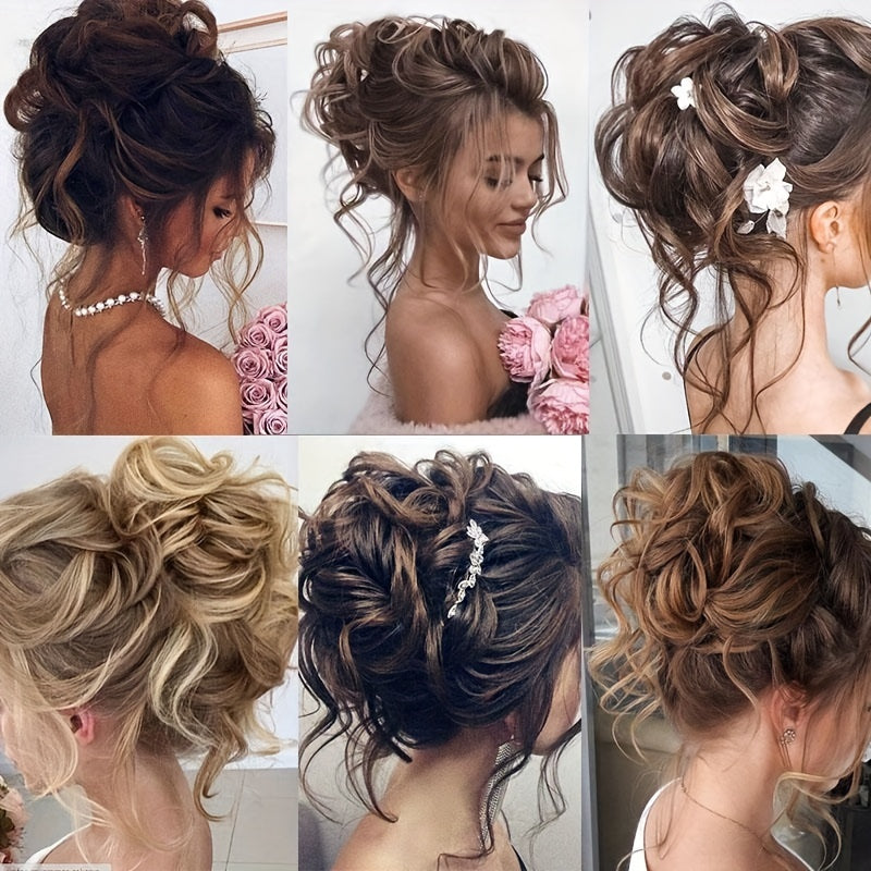 Easy-Attach Curly Bun Scrunchie