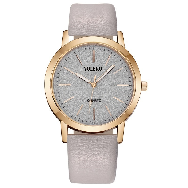 2pcs/Set Quartz Watch Fancy Women Watches Jewelry Sophisticated And Stylish Women Watch