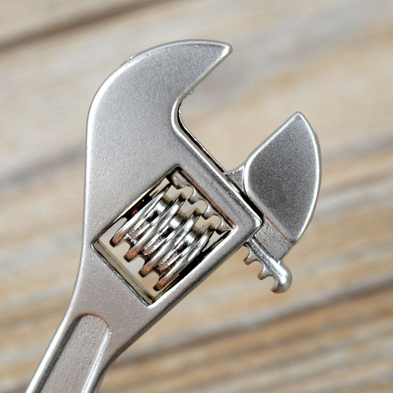 1pc 11.5cm/4.6inch Mini Wrench Tool Keychain Wrench Key Ring Pendant Keychain Creative Mini Activity Wrench Keychain Wrench Keychain