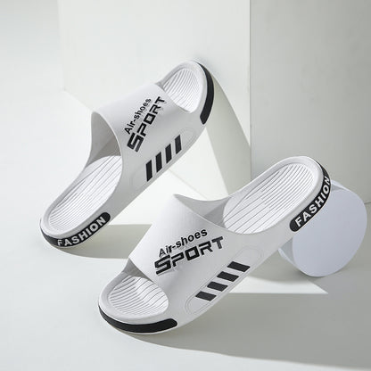 Men'S Casual Summer PVC Slippers - Non-Slip, Wear-Resistant Sole, Comfortable Slip-On Sandals for Outdoor & Indoor Use, Outdoor Footwear | Casual Slipon Shoes | PVC Upper Sandalssuitable for Men & Women