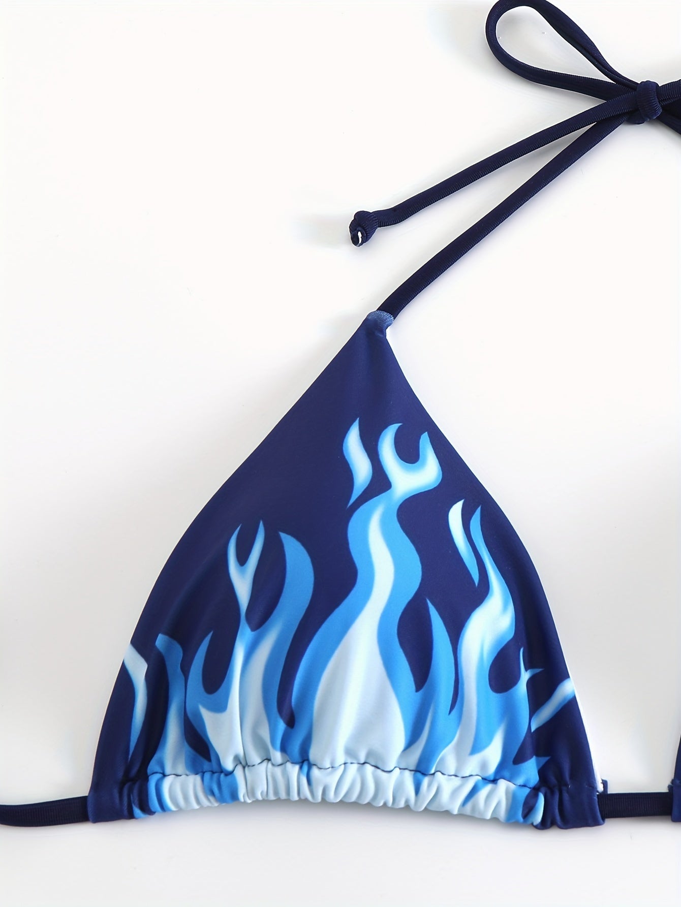 Split-Print Bikini Swimsuit