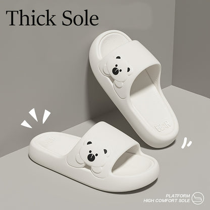 Women's Soft Sole Cartoon Home Shoes, Lightweight Comfortable Non-Slip Durable Cute Indoor Slippers for Shower and Walking