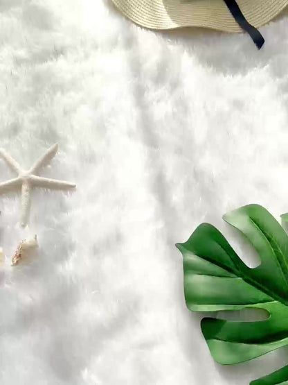 Tie Dye Pattern Drawstring Stretchy Swim Boxer Shorts, High Waisted Comfy Trendy Swimming Bottoms, Women's Swimwear & Clothing