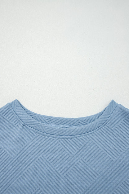 Myosotis Ultra Loose Textured 2pcs Slouchy Outfit