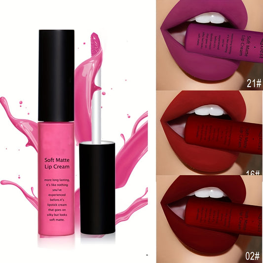 Liquid Lipstick Waterproof Matte Nude Lipstick Pigment Red Long Lasting Lip Gloss Women Makeup Lip Gloss