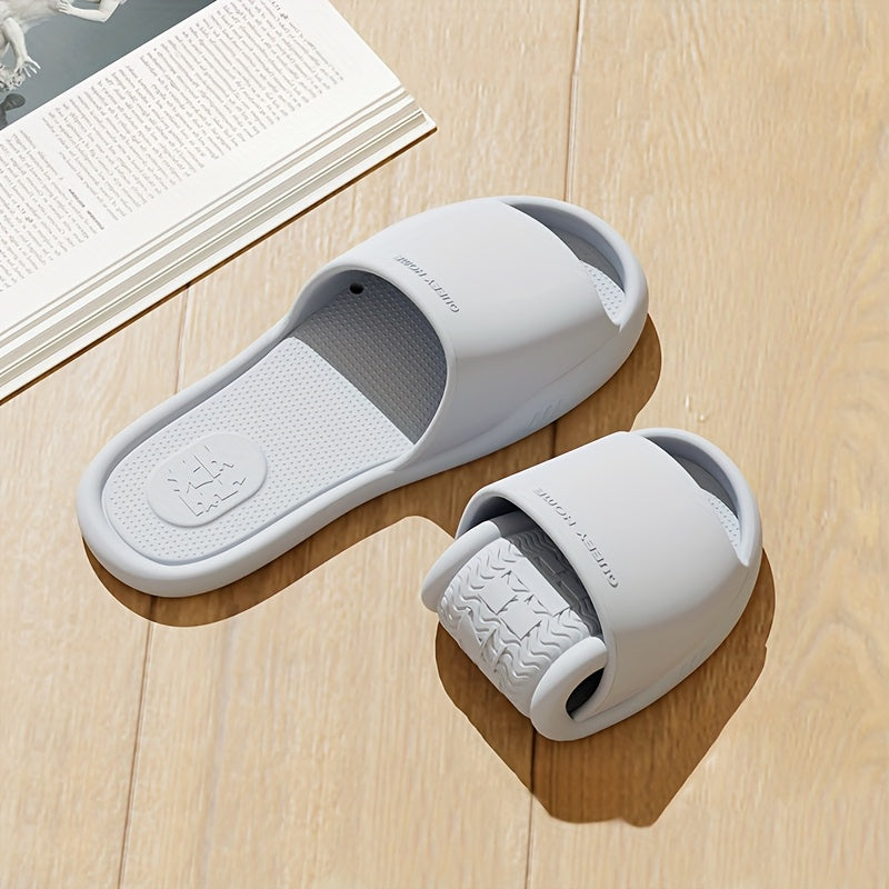 Unisex Breathable, Non-Slip, Foldable EVA Slippers with a Minimalist Round Toe Design, Suitable for Indoor Home Use for Both Men And Women, Ideal for All Seasons, Travel, And Everyday Wear.