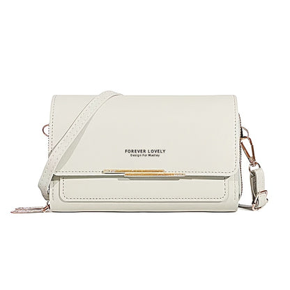 Women's Small Messenger Shoulder Bag Mobile Phone Bag Card Holder Wallet Handbag