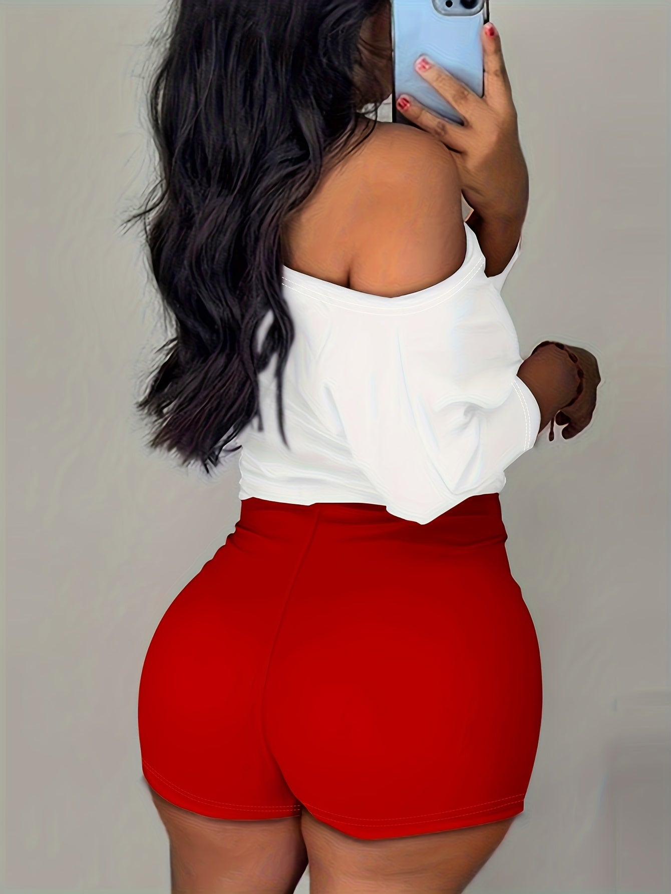 Women'S Off-Shoulder Rose Print Jumpsuit, Polyester Knit Fabric, 97% Polyester 3% Elastane, All-Season Short Romper with Tie Waist, Cartoon Pattern, 180g/m² - Adult Fashion