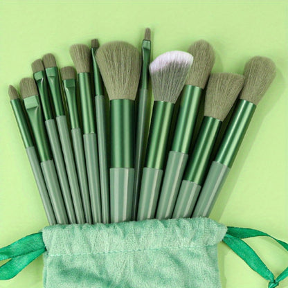 13pcs Makeup Brushes Soft Fluffy Professional Foundation Blush Powder Eyeshadow Kabuki Blending Makeup Brush Beauty Tools Valentine's Day Birthday Gift for Girlfriend