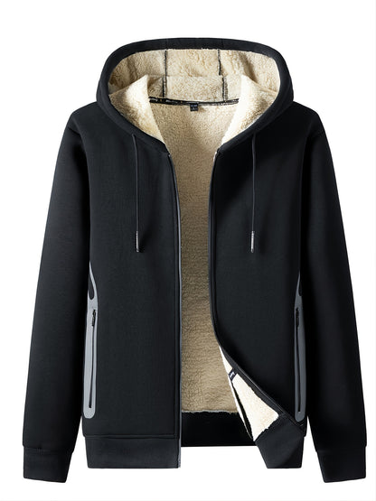 Men's Fleece Hooded Jacket
