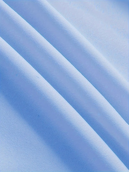 Women's Light Blue joyful Face & Lightning Bolt Print Hoodie - Cozy Polyester Knit, Drawstring Hood with Front Pocket, Long Sleeves - Casual Sporty Sweatshirt Jacket for Fall/Winter, Sweater Hoodie