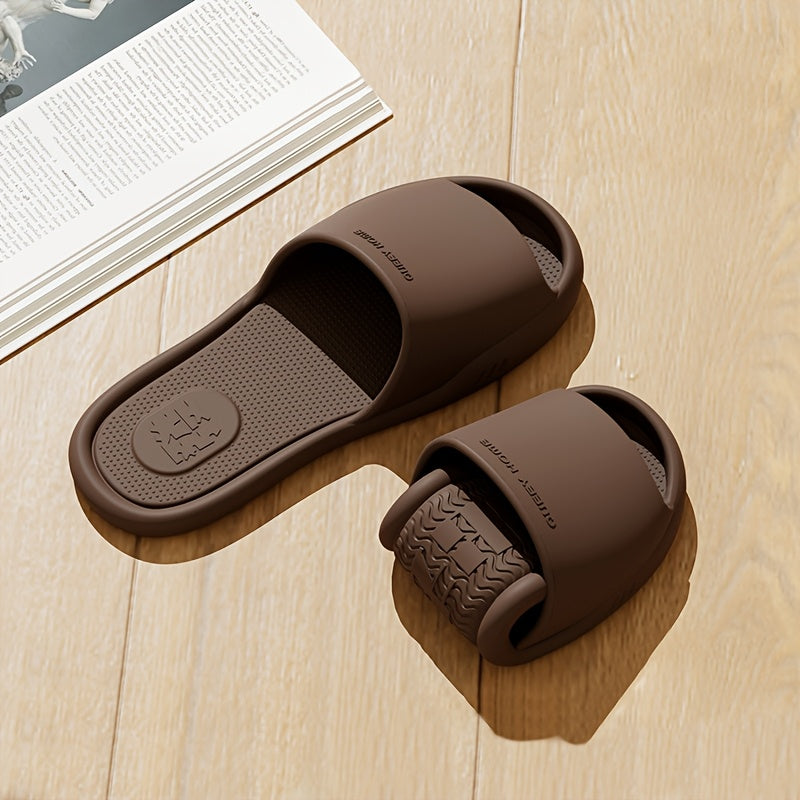 Unisex Breathable, Non-Slip, Foldable EVA Slippers with a Minimalist Round Toe Design, Suitable for Indoor Home Use for Both Men And Women, Ideal for All Seasons, Travel, And Everyday Wear.