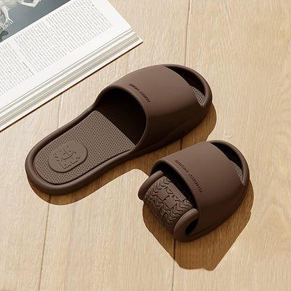 Unisex Breathable, Non-Slip, Foldable EVA Slippers with a Minimalist Round Toe Design, Suitable for Indoor Home Use for Both Men And Women, Ideal for All Seasons, Travel, And Everyday Wear.