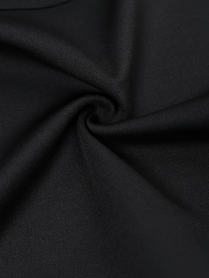 Trendy Two-Piece Crop Top Set - Soft Solid Color, Crew Neck, Drawstring Waist, Straight Leg Pants, Comfy Women's Casual Outfit for Daily Wear