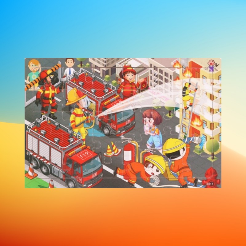 30PCS Colorful Jigsaw Puzzles For Kids Age 3-5 Preschool Educational Brain Teaser Boards Toys Toddler Children Learning Puzzles, Halloween/Christmas Gift