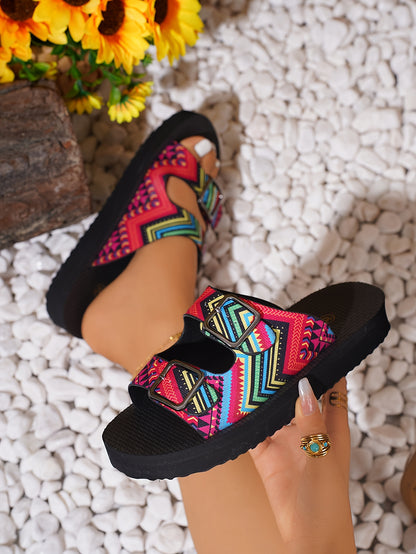 Women's Summer Flat Bottom Slippers Thick Sole Slippers for Women Outdoor