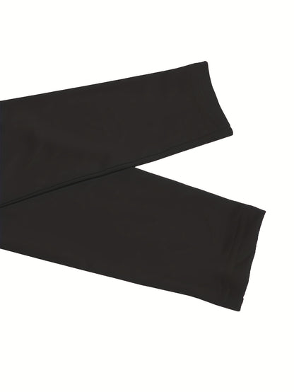 Women'S Casual Crew Neck Long Sleeve Blouse, Polyester Knit Fabric, with "THE RAWEST" Letter Print, for Spring/Fall